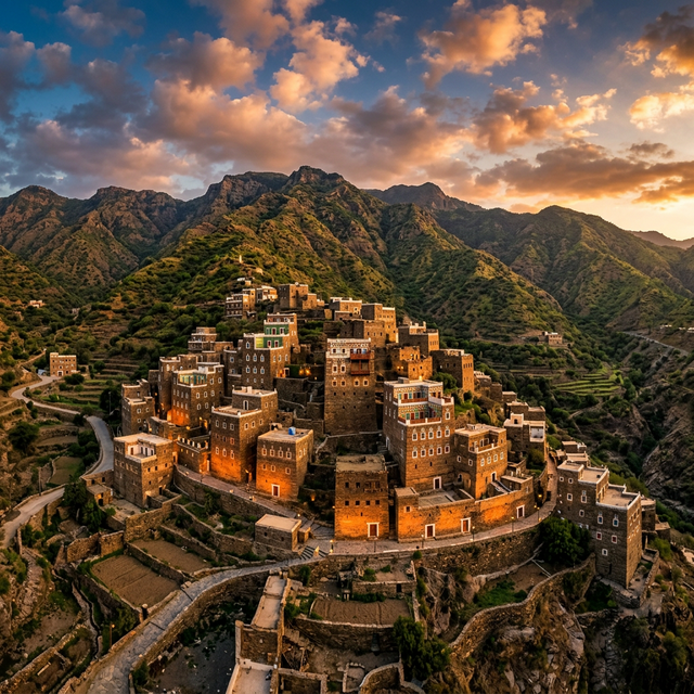 قرية رجال ألمع التراثية